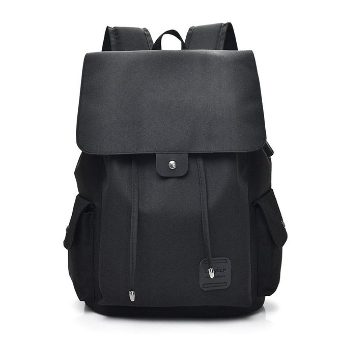 Women Canvas Backpack Casual USB Interface Charging Shoulder Bag For Teenager