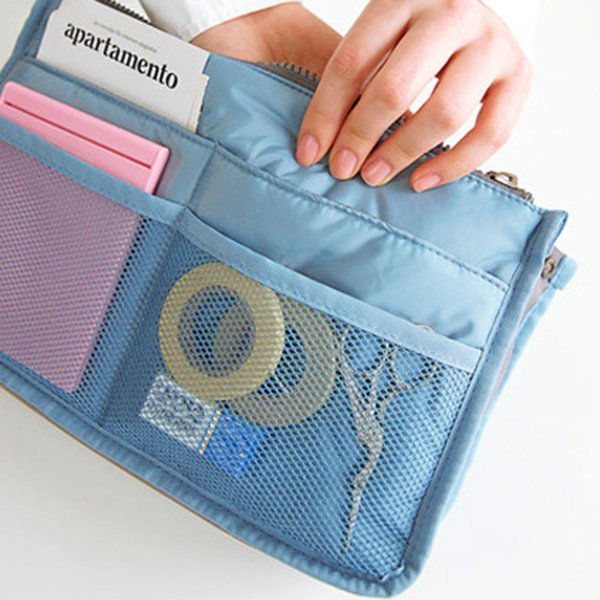 Women High Capacity Travel Insert Handbag Tidy Cosmetic Bag