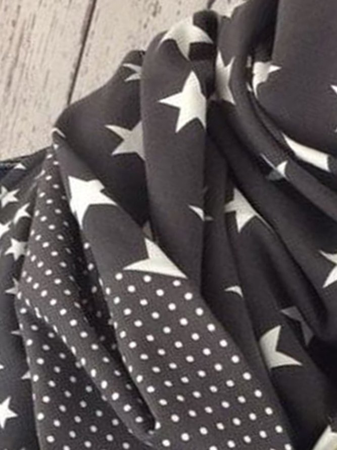 Casual Cotton Polka Dots Scarves