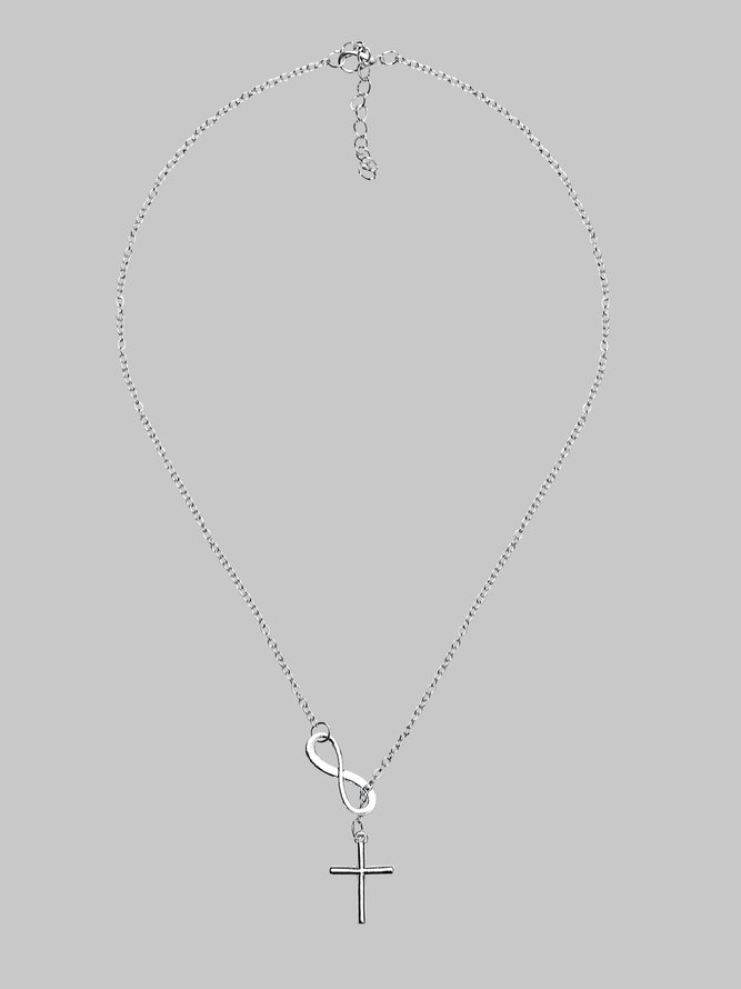 Silver Bowknot Necklace