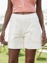 Women Pockets Shift Casual Summer Shorts